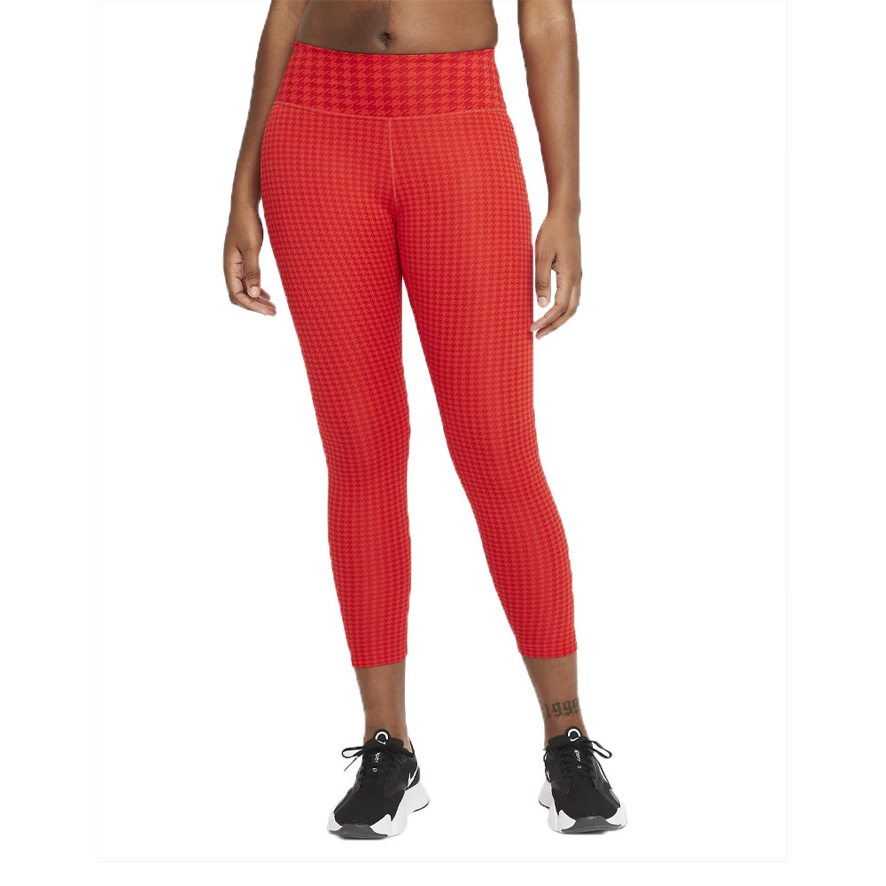 Nike Dri-FIT One Icon Clash para mujer cintura media 7/8 Printed mallas - FA21