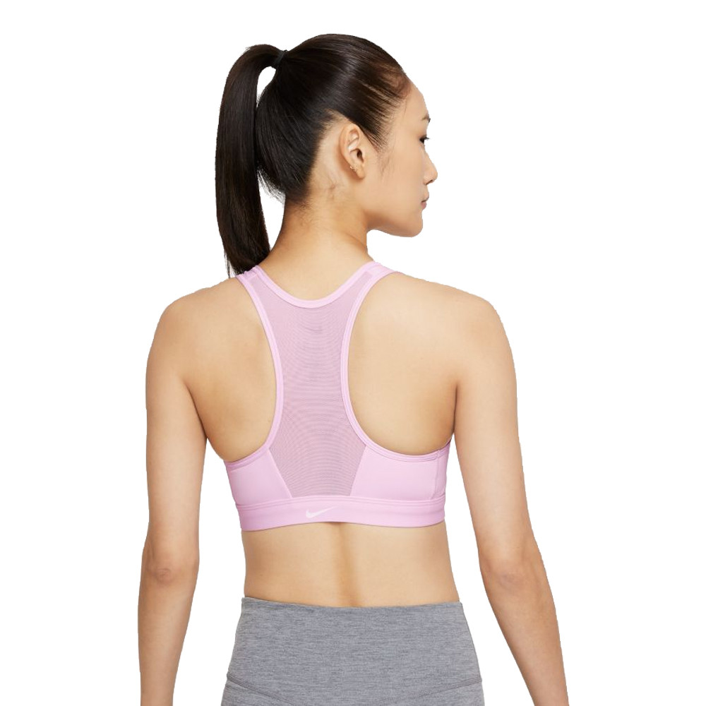 Nike Dri-FIT Swoosh Medium-Support Zip-Front Women's Sports Bra - FA21
