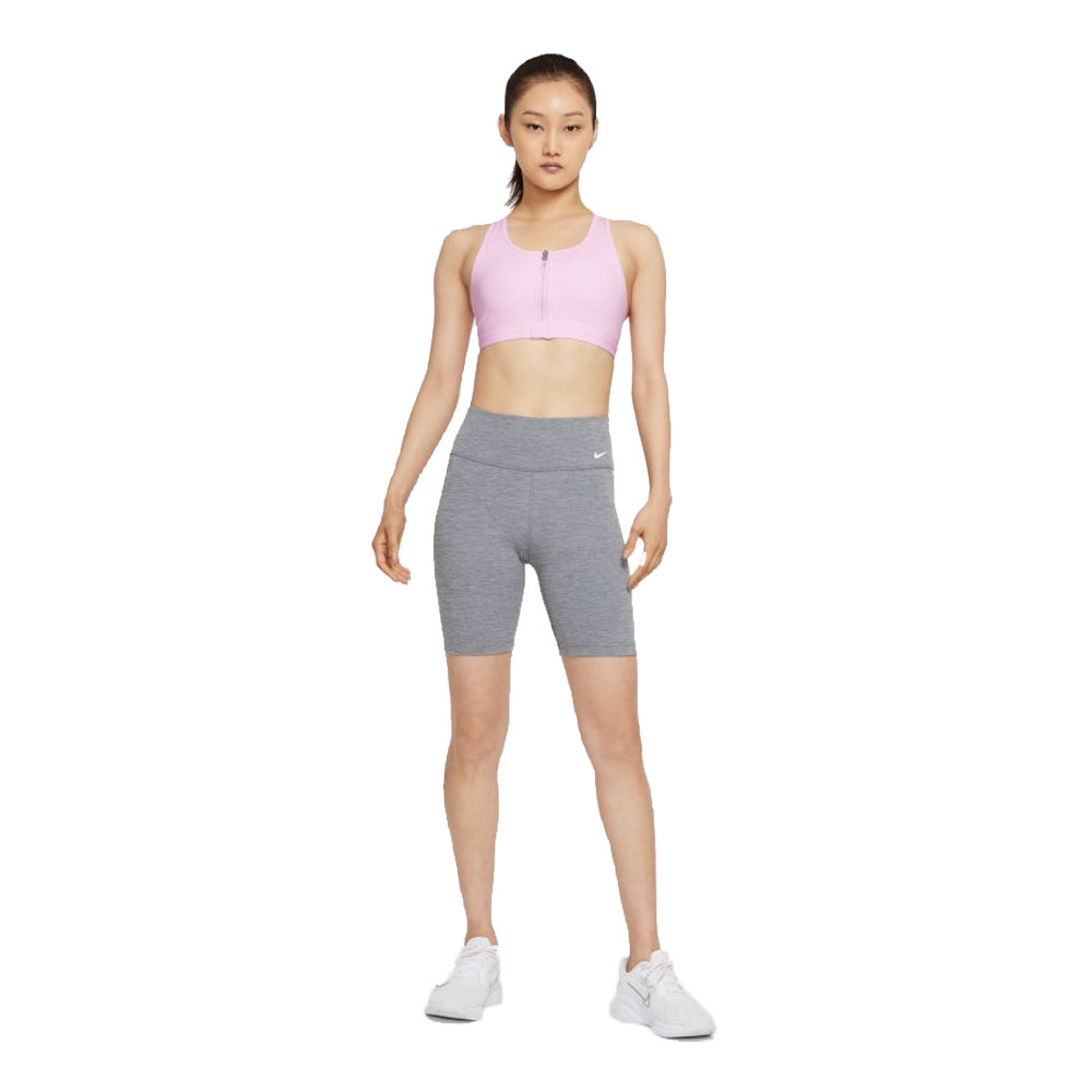 Nike Dri-FIT Swoosh Medium-Support Zip-Front Women's Sports Bra - FA21