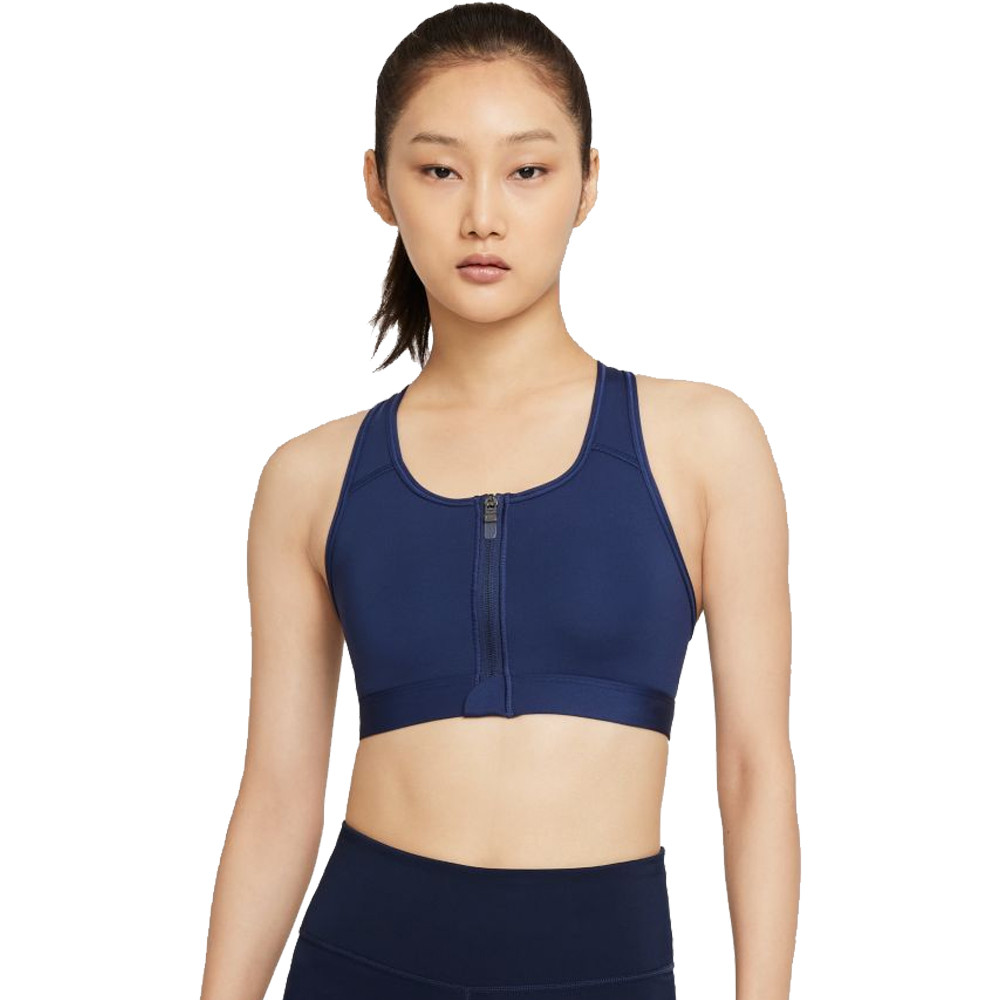 Nike Dri-FIT Swoosh Zip-Front Women's Sports Bra