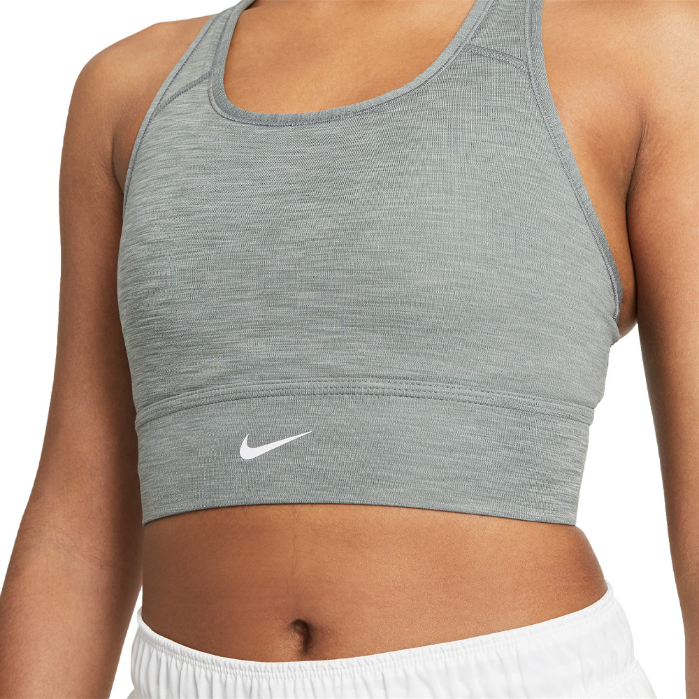 Nike Dri-FIT Swoosh Women's Medium-Support 1-Piece Padded Longline Sports  Bra