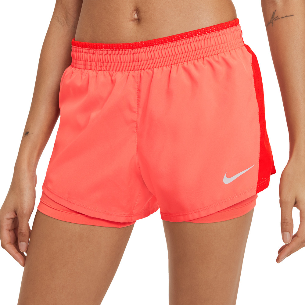 Nike 10K para mujer 2 en 1 Pantalones cortos de running - FA21