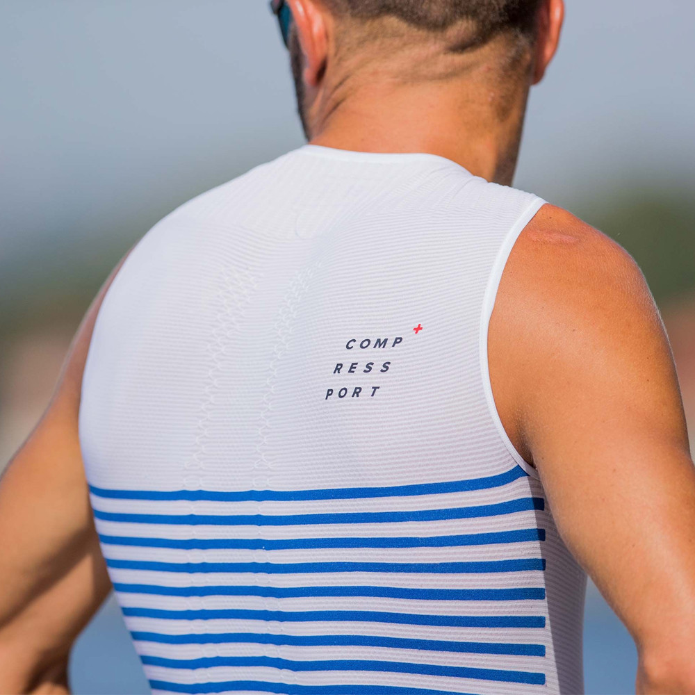 Compressport Camiseta postural de tirantes para triatlón Compressport