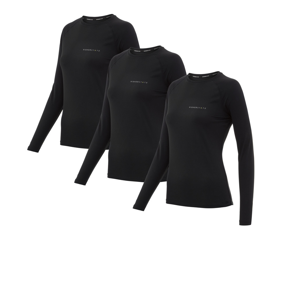 Higher State haut de running col rond à manches longues (pack de 3) Higher State haut de running col rond à manches longues (pack de 3)