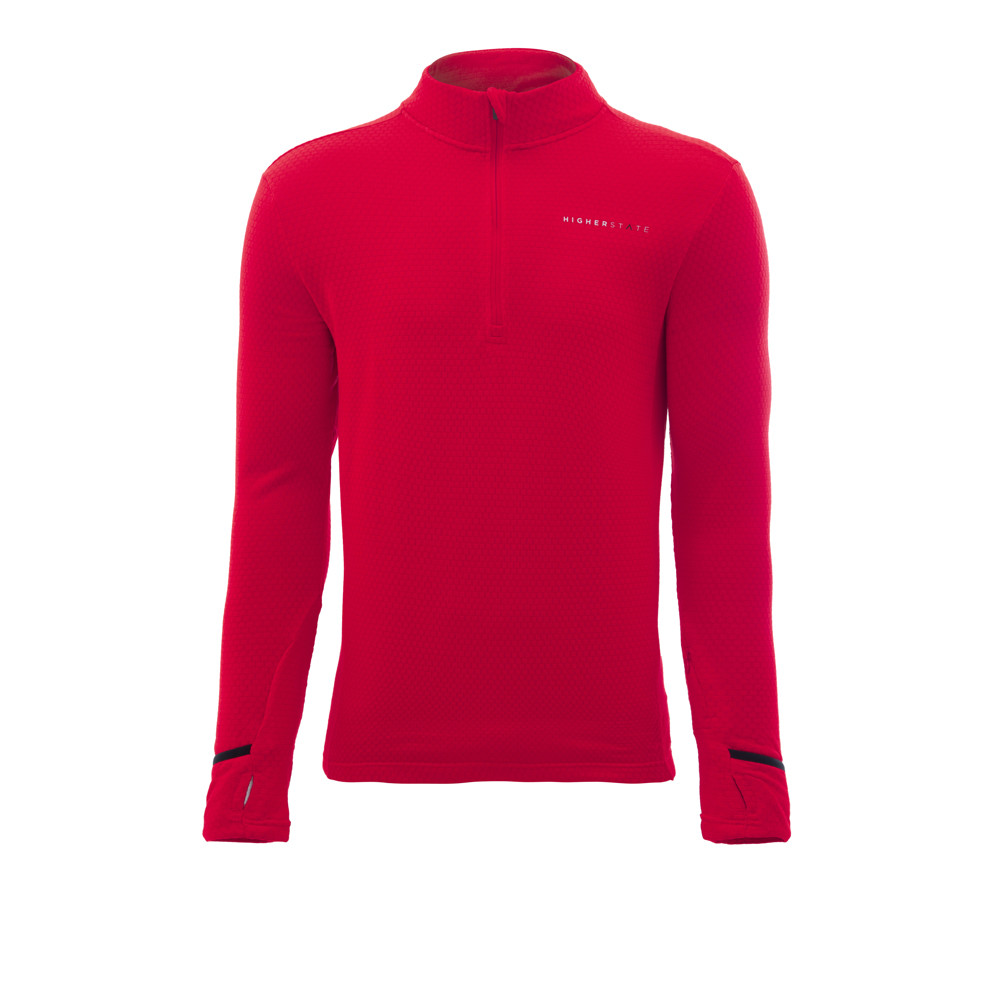 Higher State L/S 1/4 Zip Thermal Grid Top | SportsShoes.com