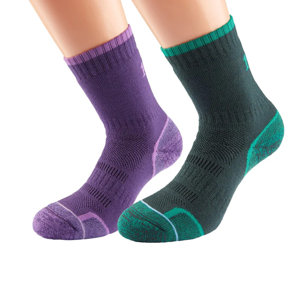 1000 Mile Walk Single Layer Calf Length Women's Socks (Twin Pack) - AW25