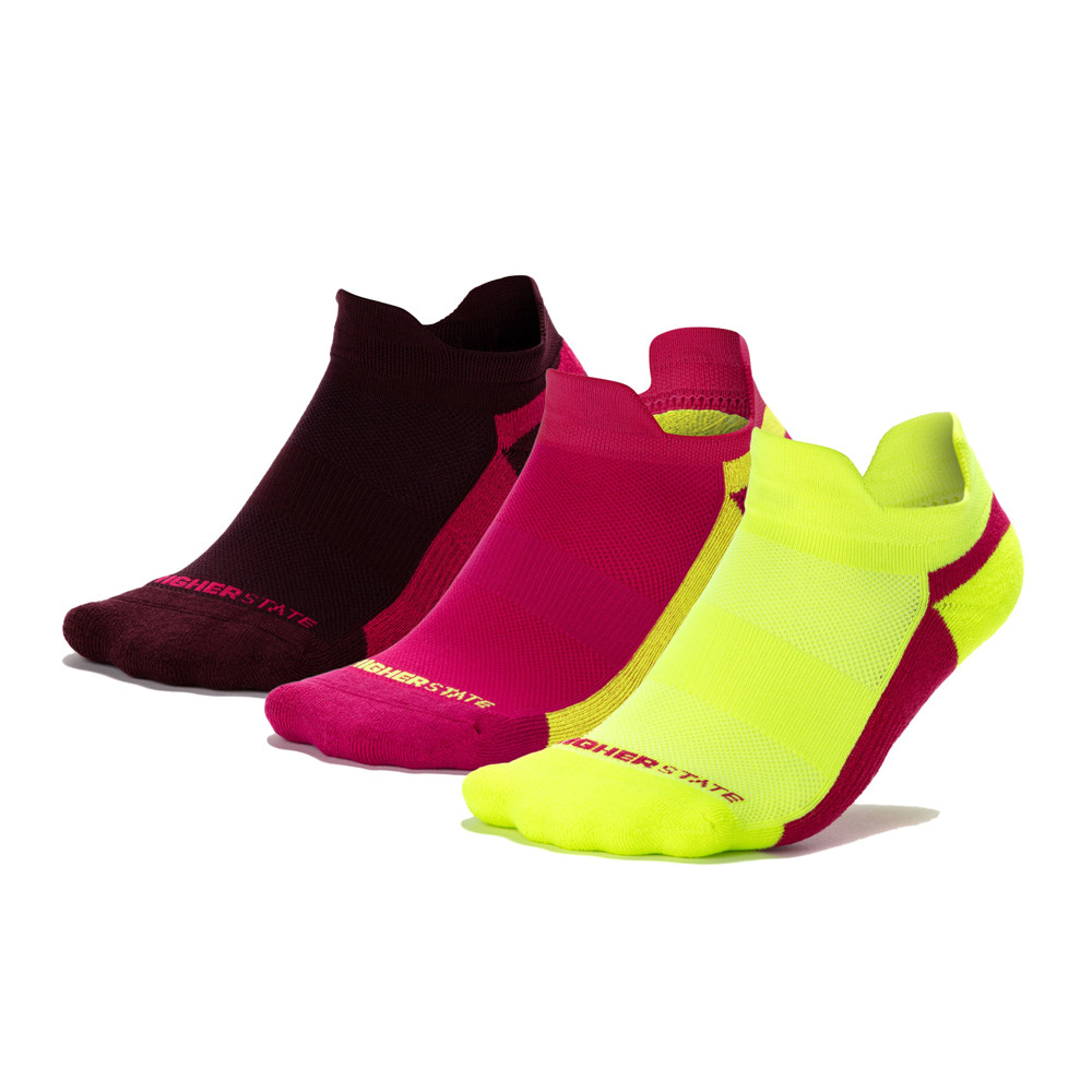 Higher State Freedom para mujer running Socklet (3 Pack)