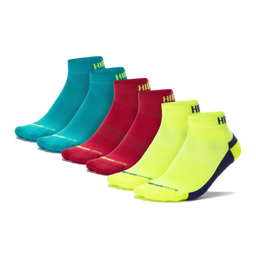 Higher State Freedom running calcetín tobillero (6 Pack)