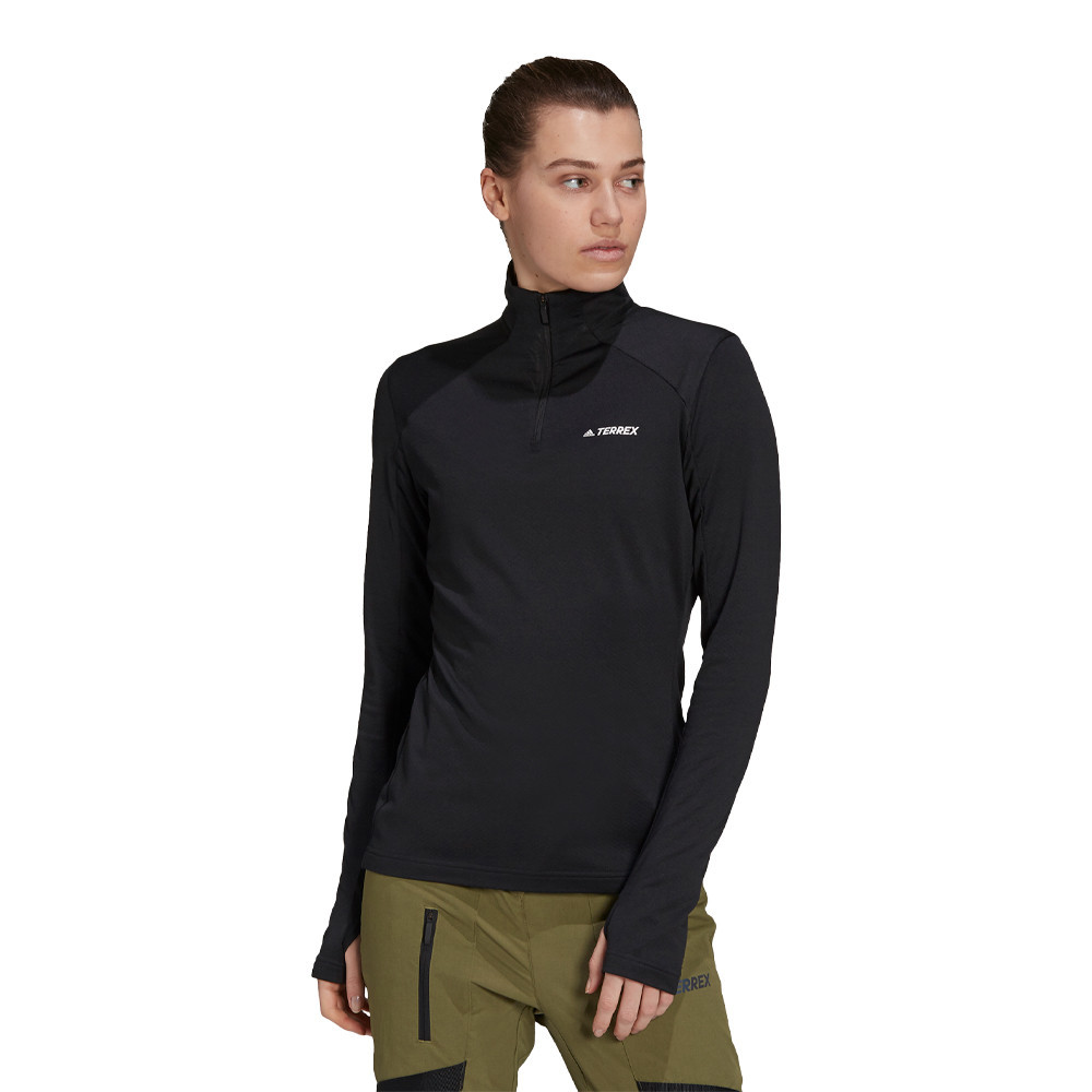 adidas Terrex Everyhike Women's Half-Zip Fleece Top - AW21 adidas Terrex Everyhike Women's Half-Zip Fleece Top - AW21