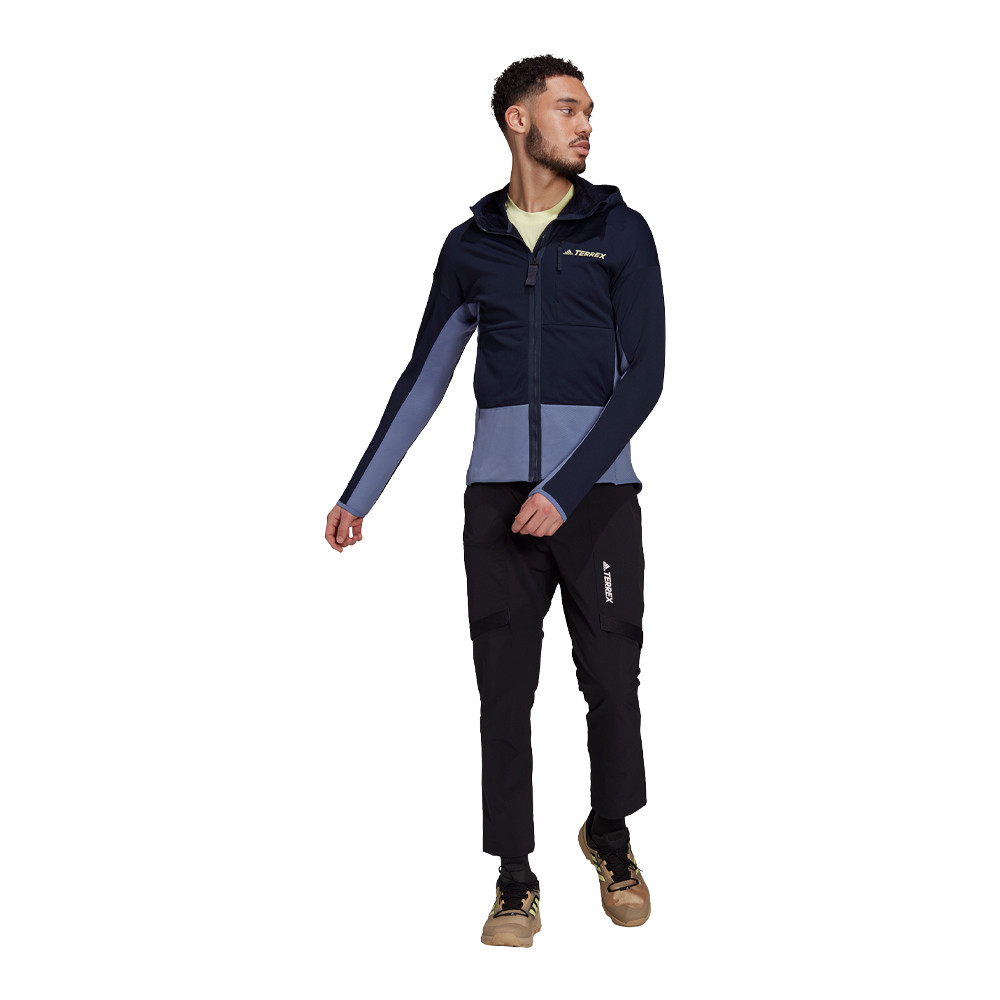 adidas Terrex Zupahike felpa in pile con cappuccio-AW21