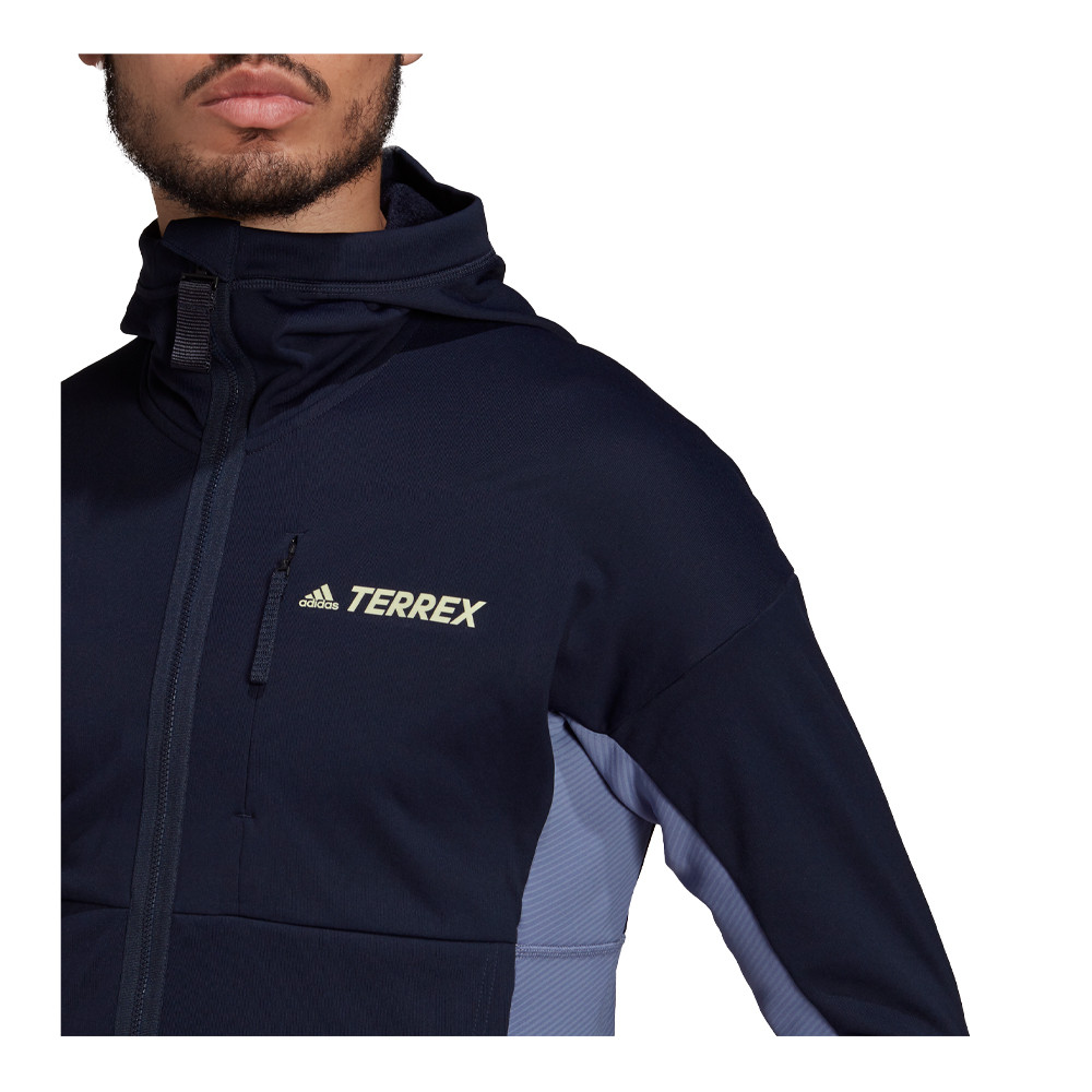 adidas Terrex Zupahike felpa in pile con cappuccio-AW21