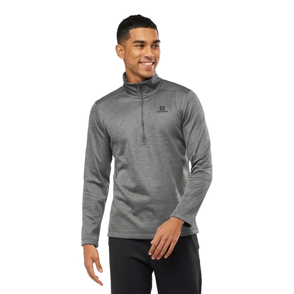 Salomon Essential Lightwarm Seamless Half-Zip Top - AW21 Salomon Essential Lightwarm Seamless Half-Zip Top - AW21