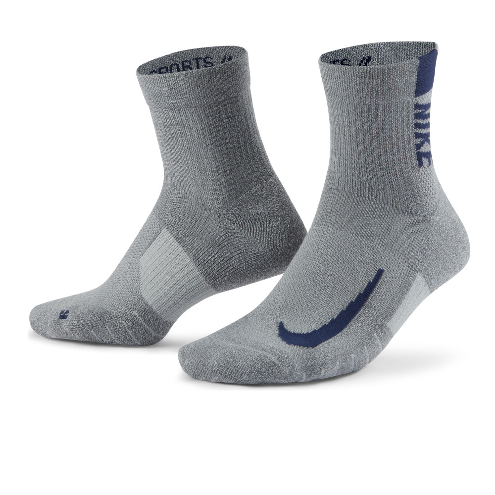 Nike Multiplier running Ankle chaussettes (2 Pair) - SU21