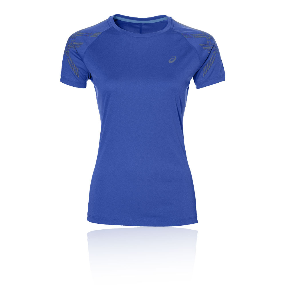 Asics Stripe para mujer SS camiseta de running