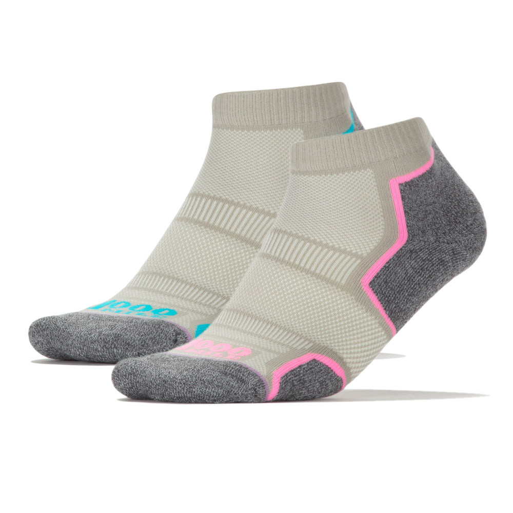 1000 Mile Run Repreve Single Layer Damen Knöchelsocken (Twin Pack) - SS26