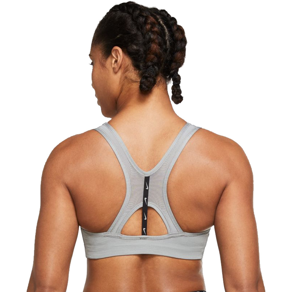 Nike Dri-FIT Swoosh sujeción media 1 pieza Pad Strappy sujetador deportivo - HO21