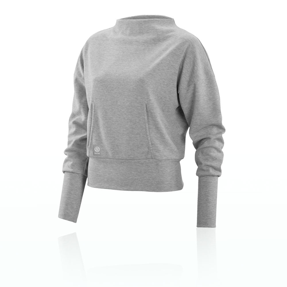 Skins Activewear Women's Wireless Sport Fleece Crew Neck Top