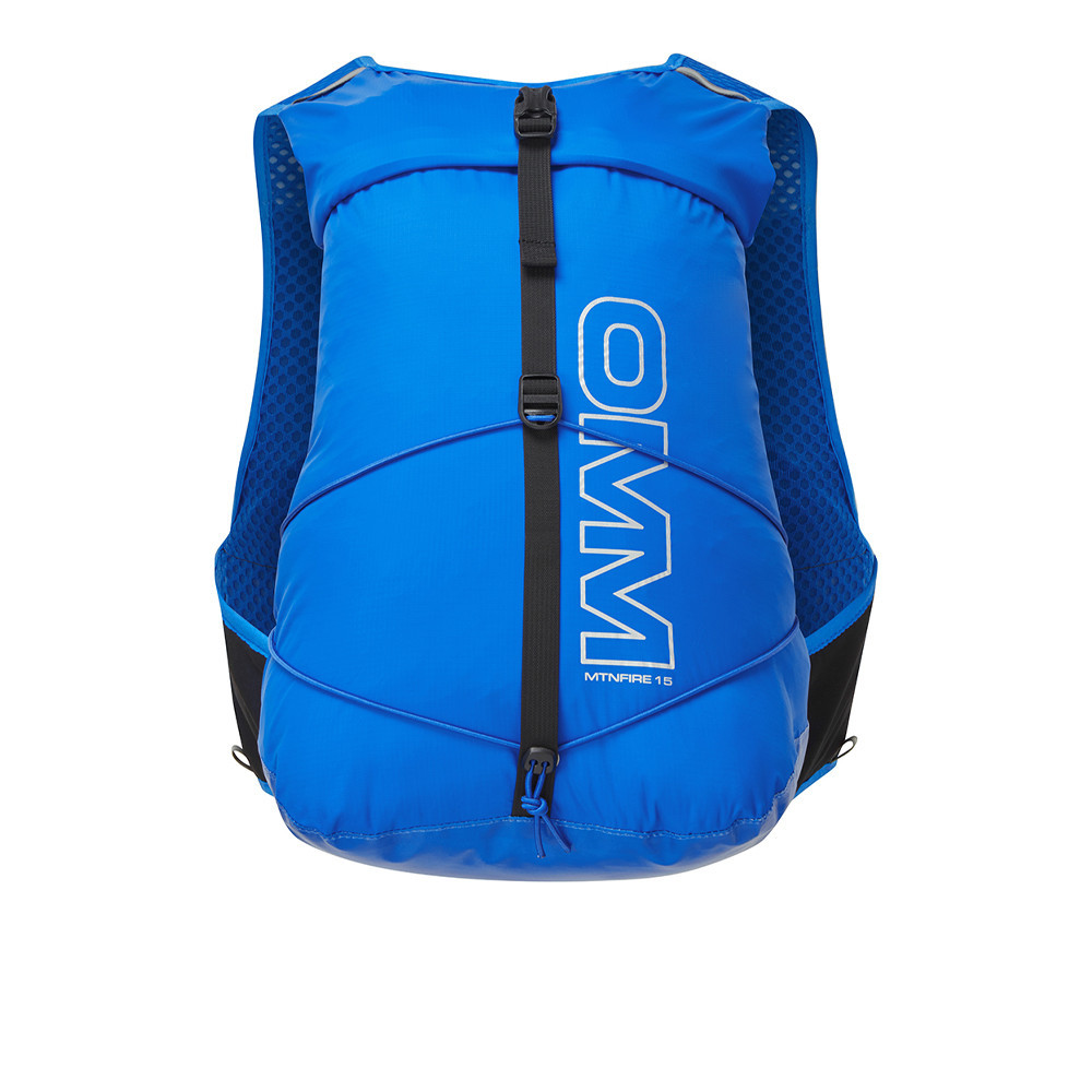 OMM MountainFire 15L Running Vest with 2 x 350ml Flexi Flasks (Large) - SS24