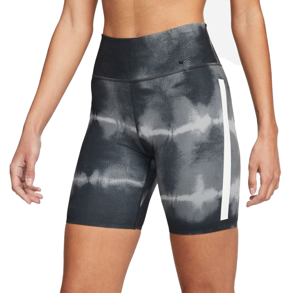 Nike Dri-FIT One Luxe 7 Inch Mid-Rise Printed Women's Training Shorts - SU22