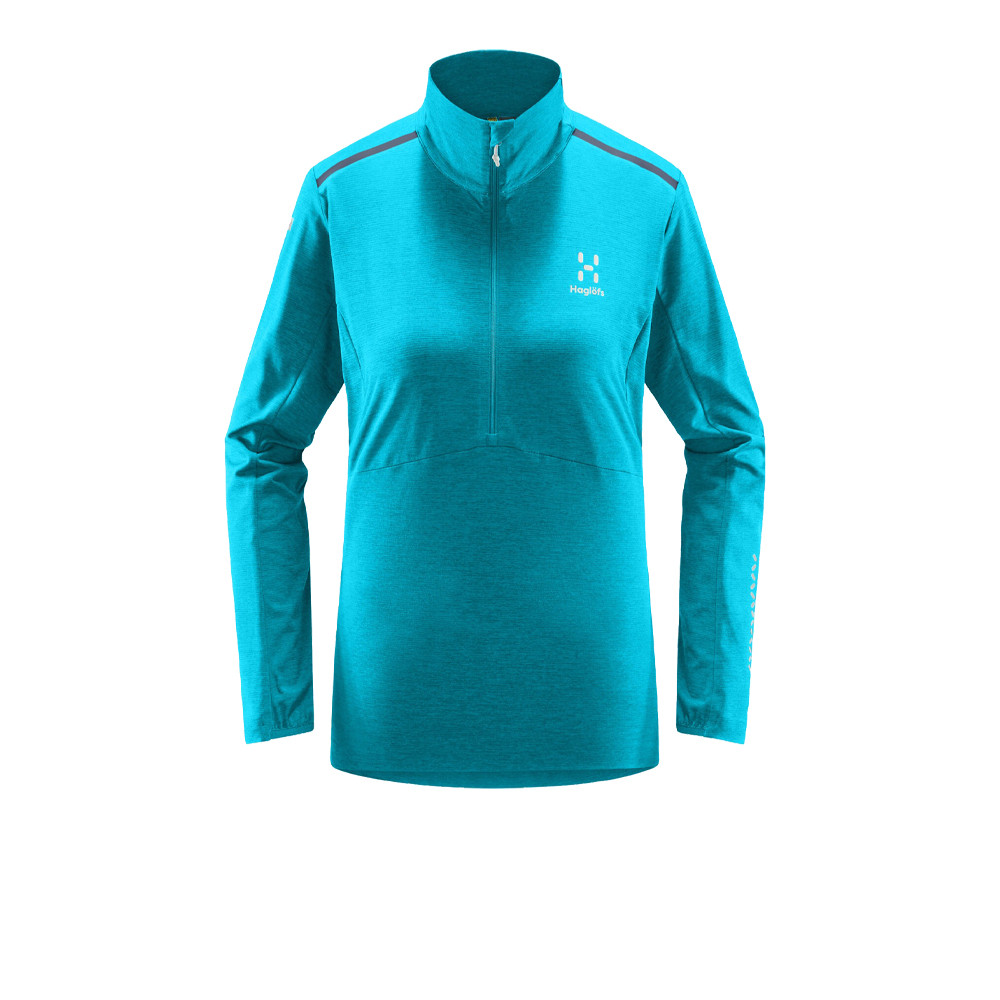 Haglofs L.I.M Strive Mid Damen Halb-Reißverschluss Top