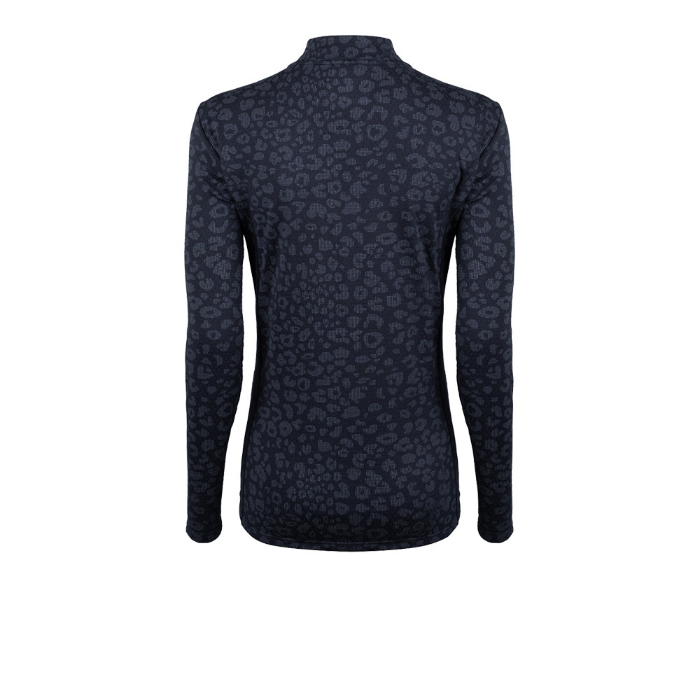 Higher State L/S 1/4 Zip Animal Reflective Thermal Grid Top para Mujer - SS23
