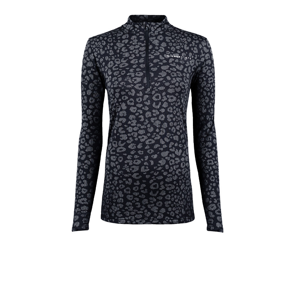 Higher State L/S 1/4 Zip Animal Reflective Thermal Grid Top para Mujer - SS23