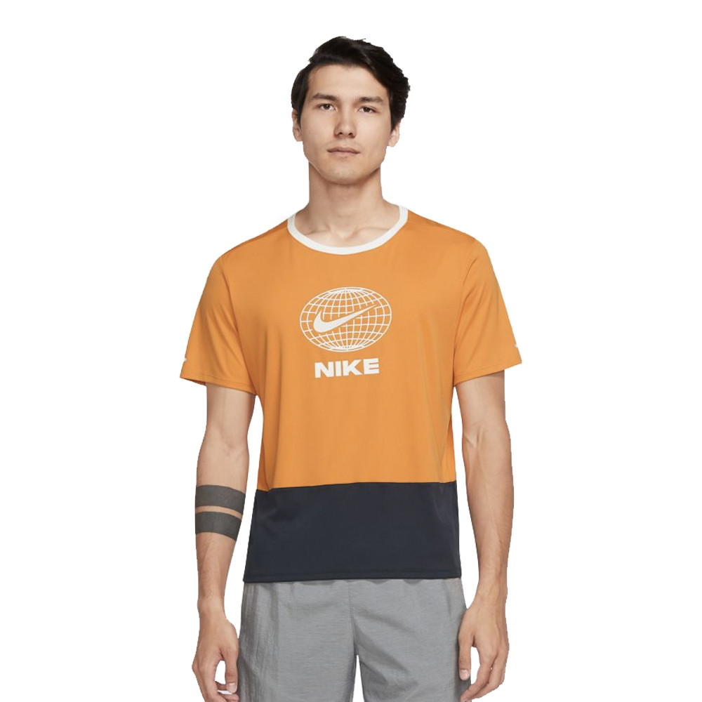 dark orange nike shirt