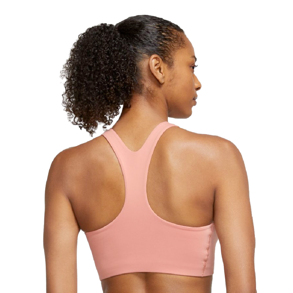 Nike Swoosh Dri-Fit Grey Recycled Polyester Sports Bra - XS – Le