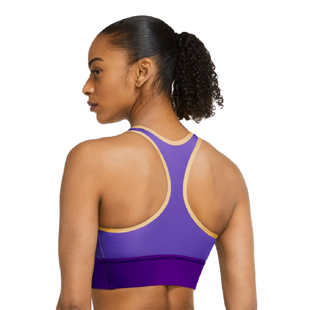 Nike Swoosh Women's Medium-Support 1-Piece Padded Longline Sports Bra. Nike  IN