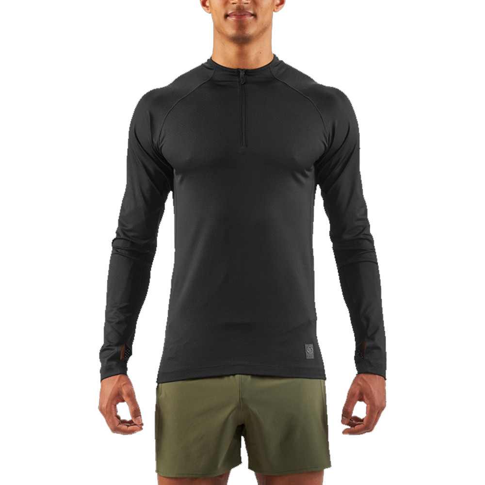 Skins Activewear running Trooper Mid Layer manga larga Top Skins Activewear running Trooper Mid Layer manga larga Top