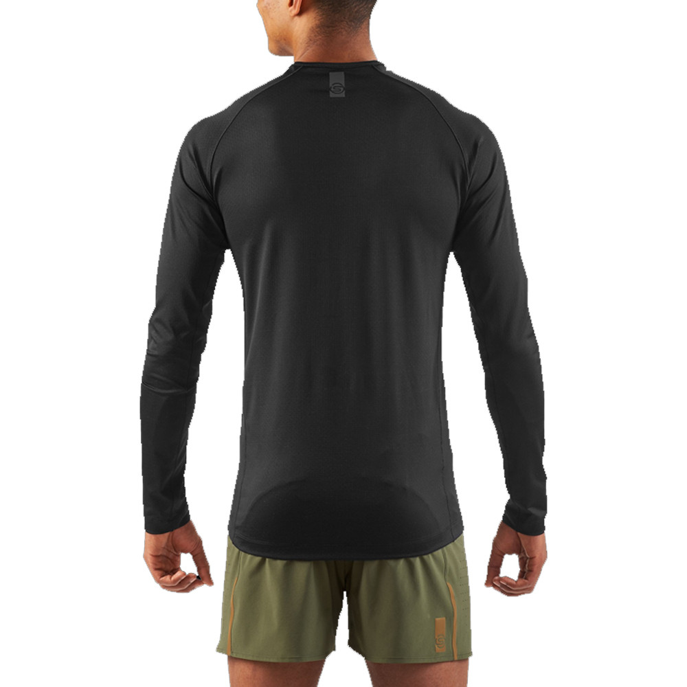 Skins Activewear running Trooper Mid Layer manga larga Top