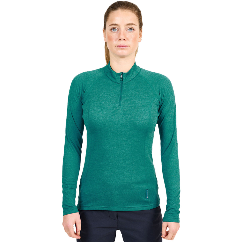 Montane Dart Camiseta con Cuello Alto y Cremallera para Mujer - SS22