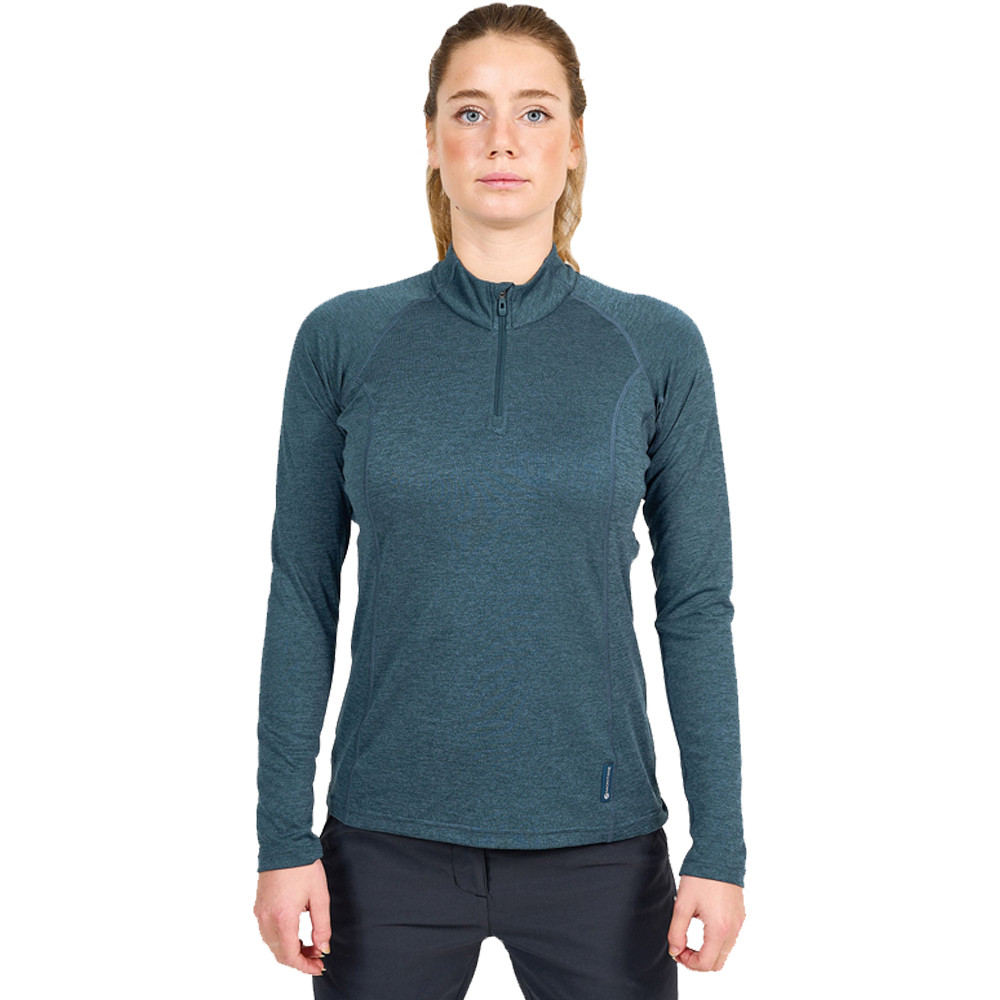 Montane Dart camiseta con cuello alto y cremallera para mujer - SS22