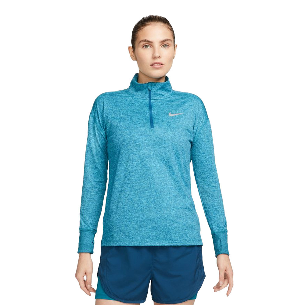 Nike Element Halb-Reißverschluss Damen Laufhemd - SP23