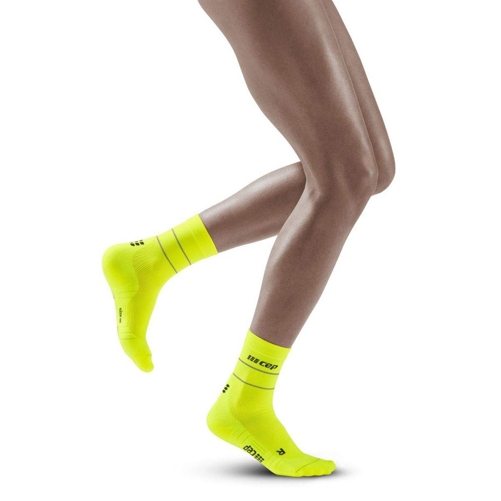 CEP Reflective Compression Mid Cut Women's Socks
