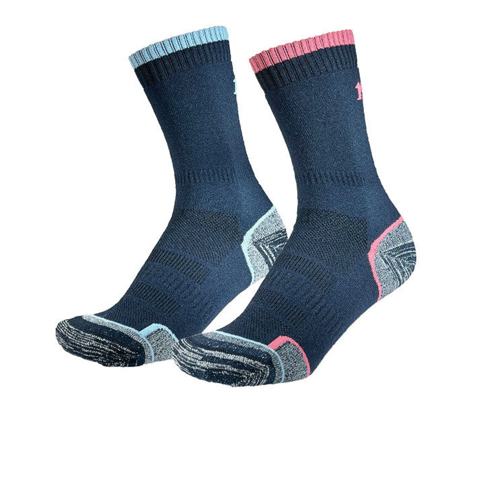1000 Mile Walk Repreve Single Layer Calf Length Women's Socks (Twin Pack) - AW25