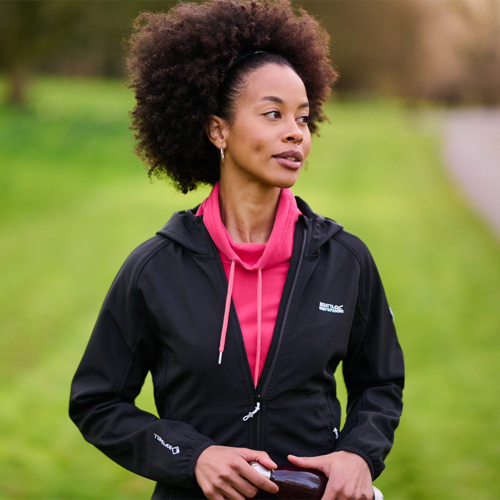 Regatta Womens Arec III Softshell Hooded Jacket - Sample - View #2