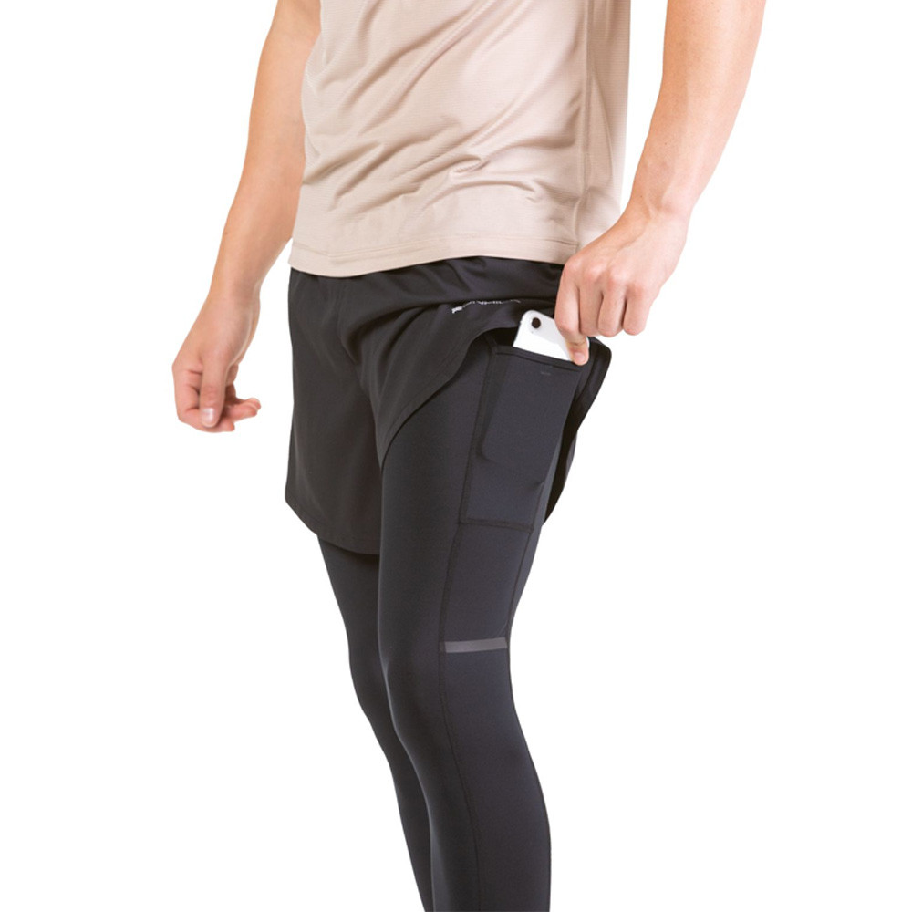 Ronhill Life Mens Twin Running Tights - Black