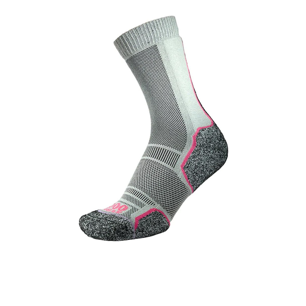 1000 Mile Trek Repreve Single Layer Crew Women's Socks (Twin Pack)