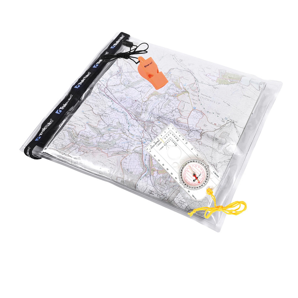 Trekmates Dry Map Case, Compass and silbato Set -  SS23