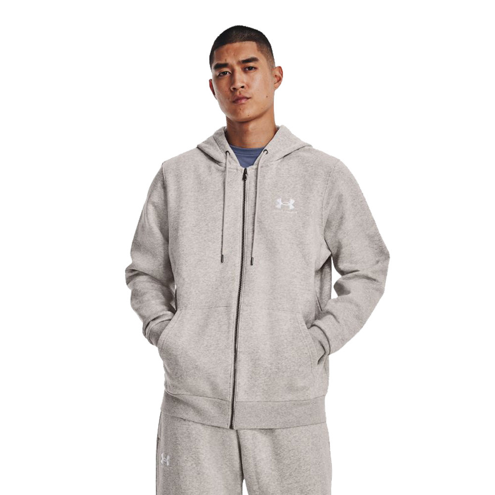 Under Armour Essential Felpa in pile con cappuccio e cerniera a tutta lunghezza - AW22