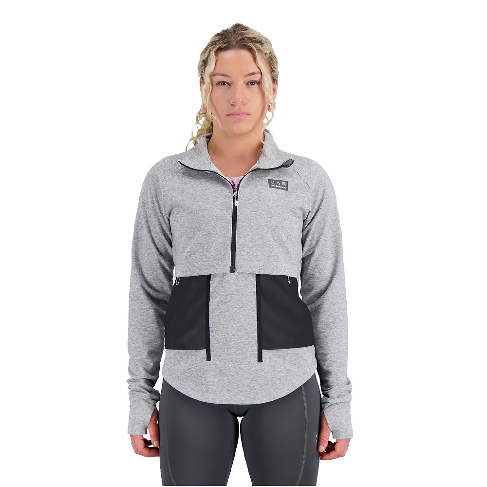 New Balance Impact Run AT femme demi-zip Top