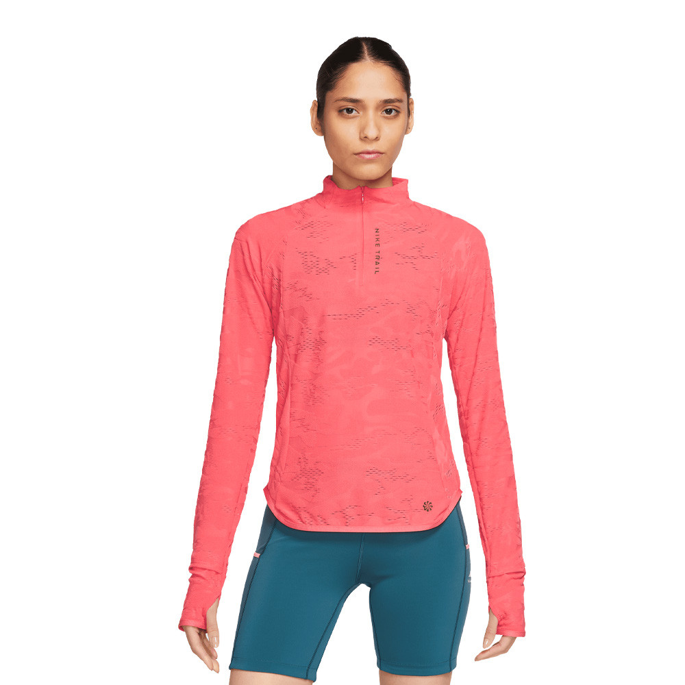 Nike Dri-FIT 1/4-Zip Damen Midlayer Trail Top