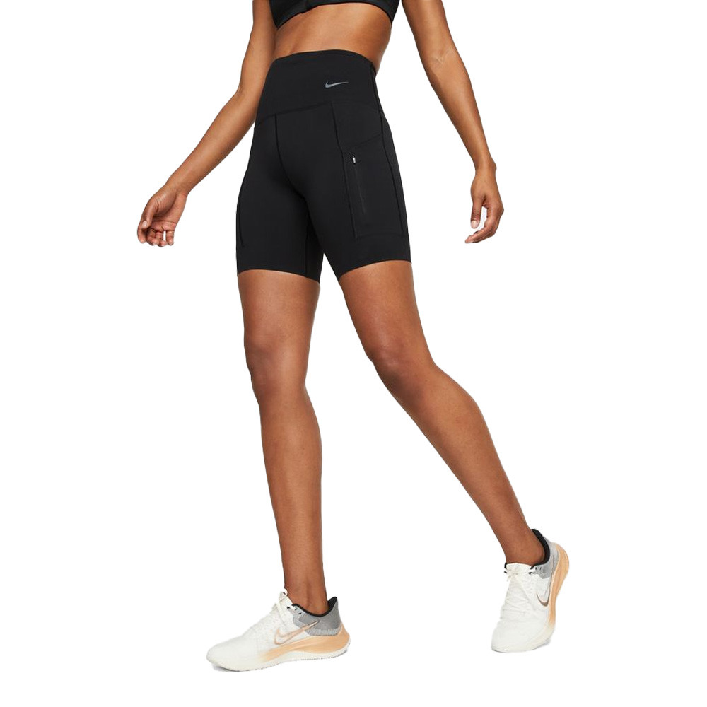 Nike Go Firm-Support High-Waisted Damen 8" Shorts - SU24
