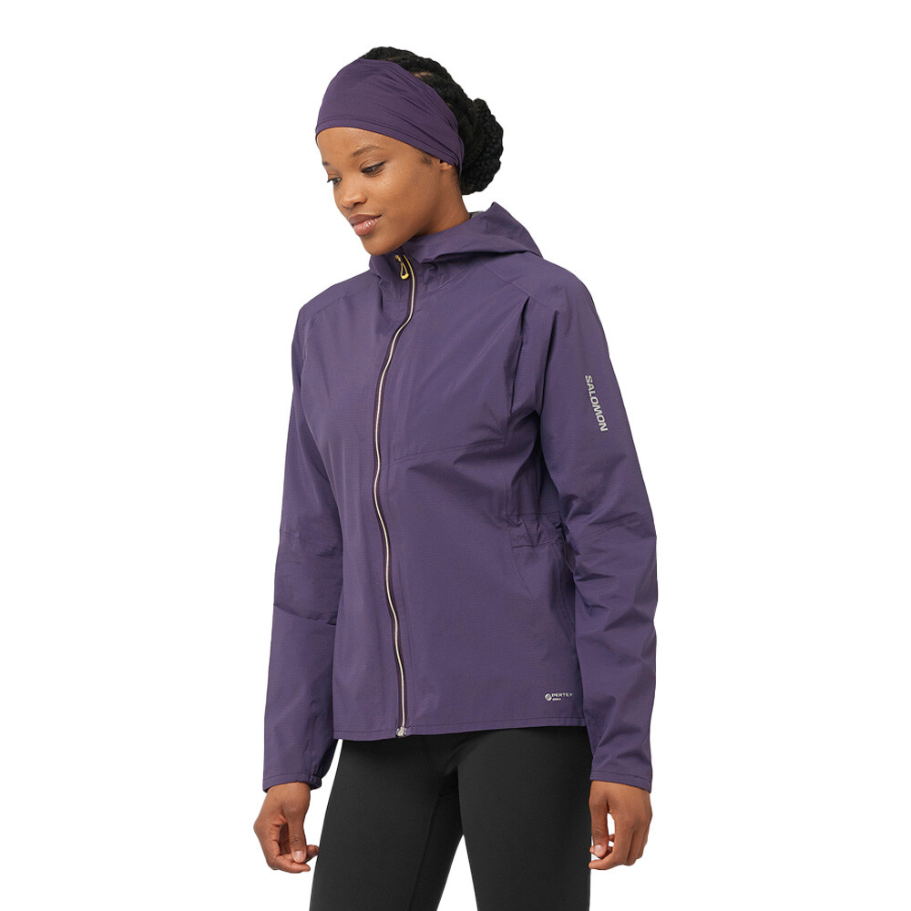 Salomon Bonatti trail imperméable femmes veste running - AW23