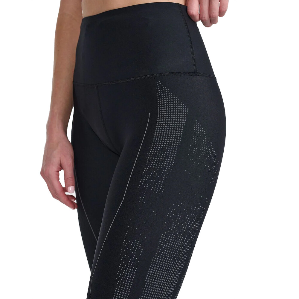 2XU Aero Reflect Hi-Rise Women's Compression Running Tights Black