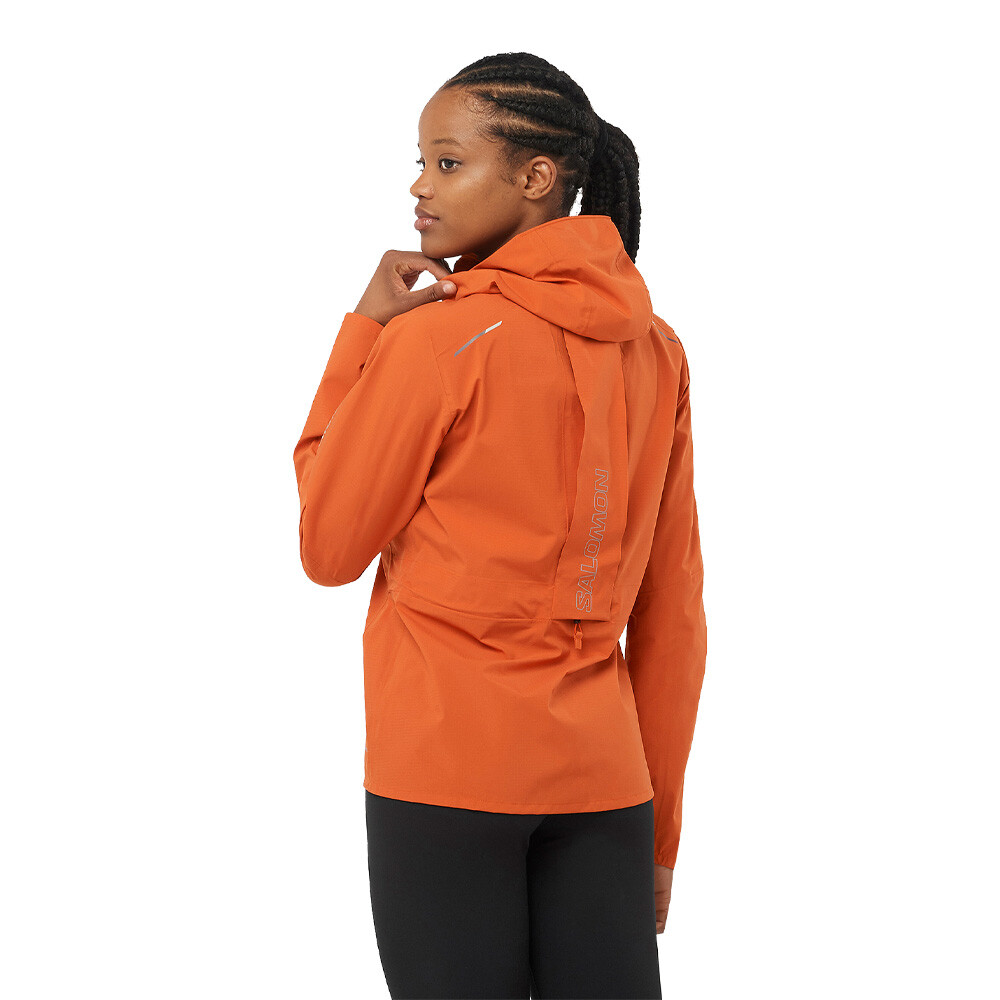 Salomon Bonatti trail imperméable femme veste de running - AW23