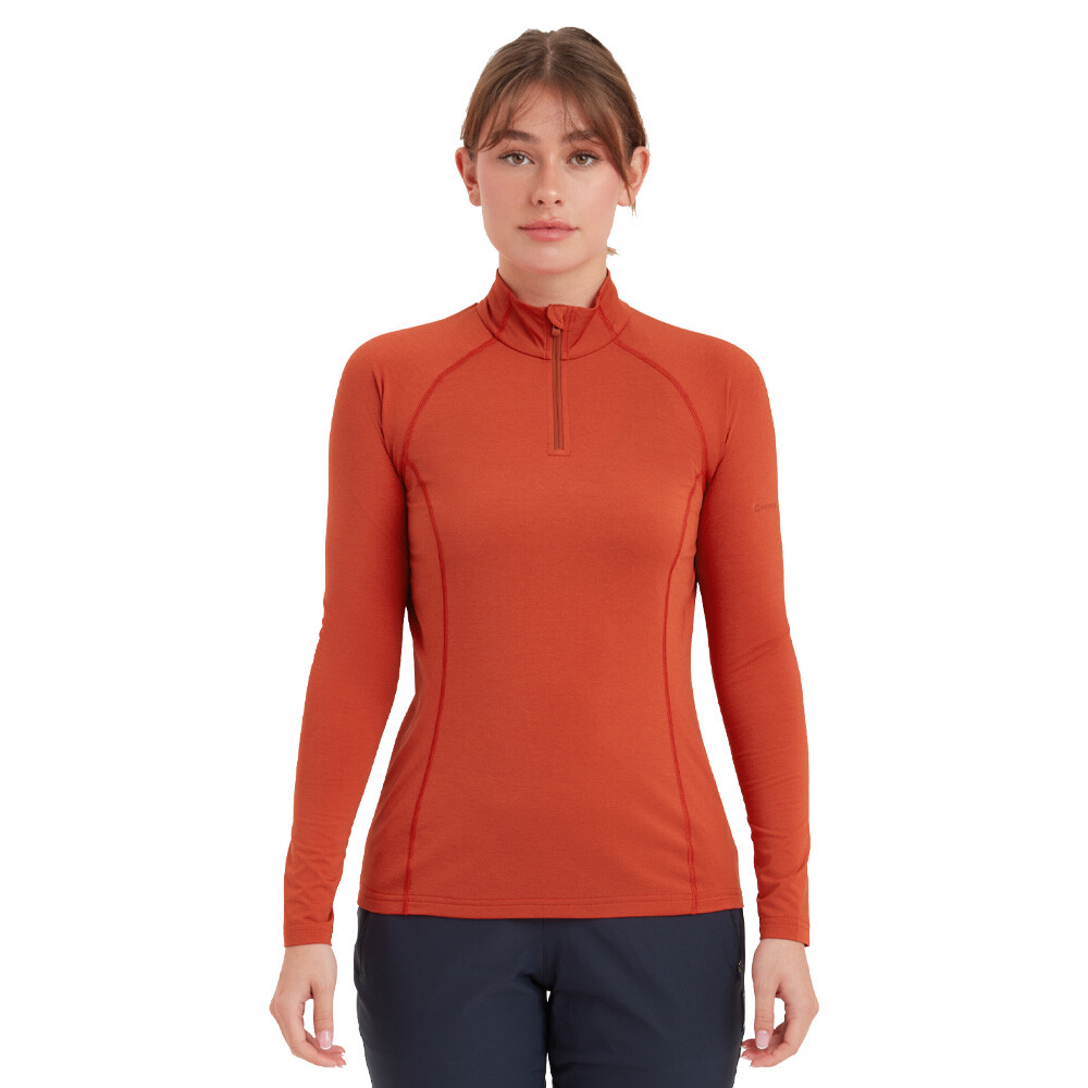 Montane Dart XT camiseta con cuello de cremallera para mujer - AW23