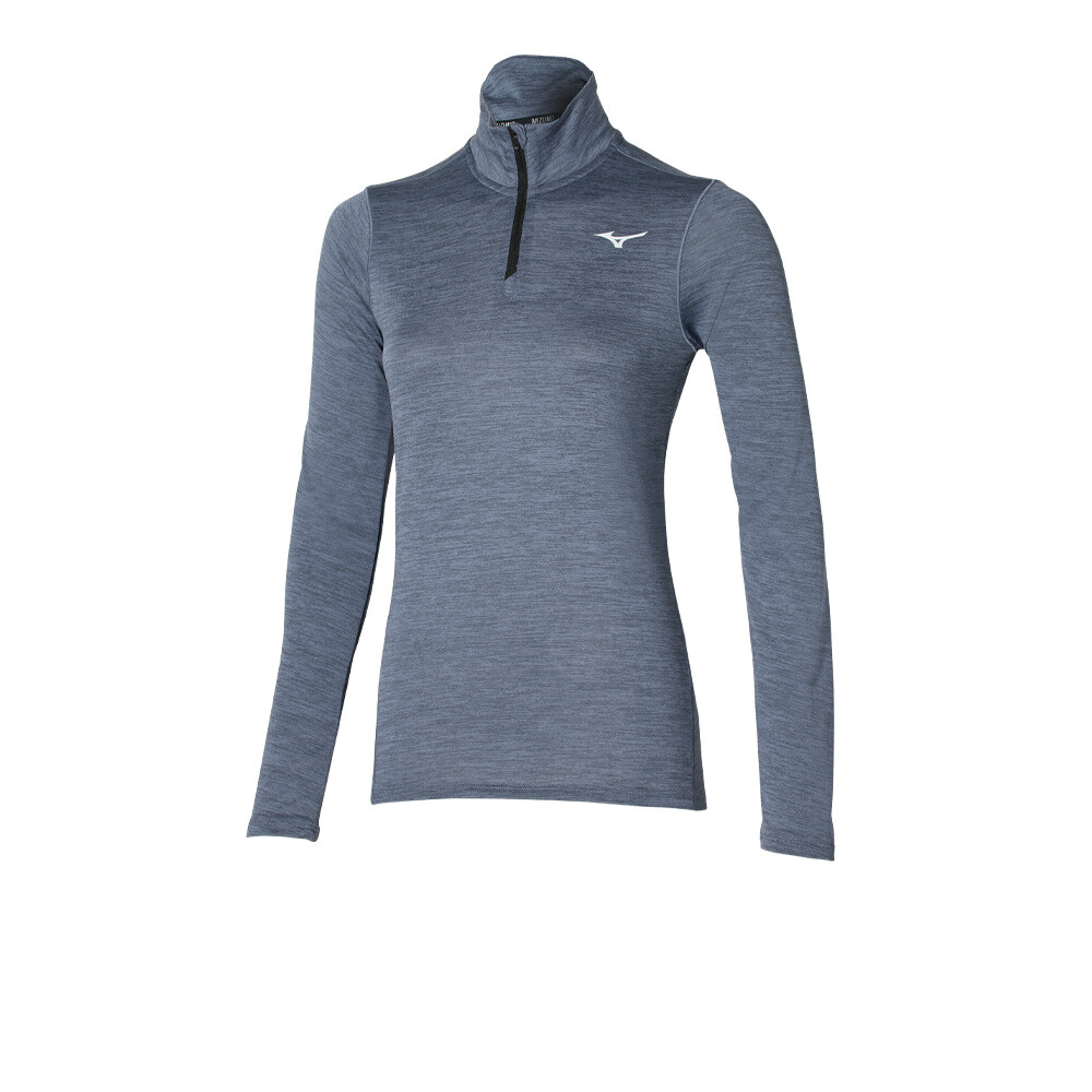 Mizuno Impulse Core Media cremallera para mujer Top - AW23