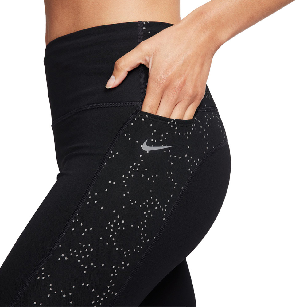 Nike Fast Leggings cortos de running de talle medio (Talla grande) - Mujer